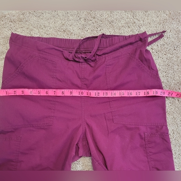 Scrubstar Burgundy Wine Scrub Pants - Size M - Picture 7 of 8